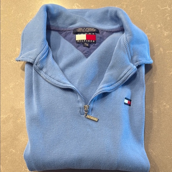 Tommy Hilfiger Light Blue Short Sleeve Tee - Picture 5 of 5